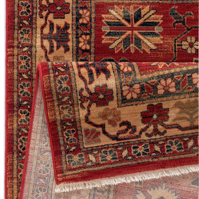 Covor lana colectia Antique 2856-1-53588,  Rosu/Bej/Albastru inchis, design Oriental