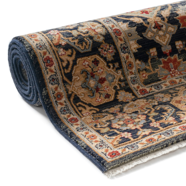 Covor lana colectia Antique 8992-1-53531,  Bej/Negru, design Oriental